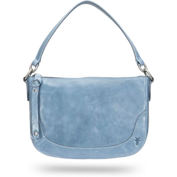 Frye Melissa Crossbody(Washed Denim Leath) - Frye